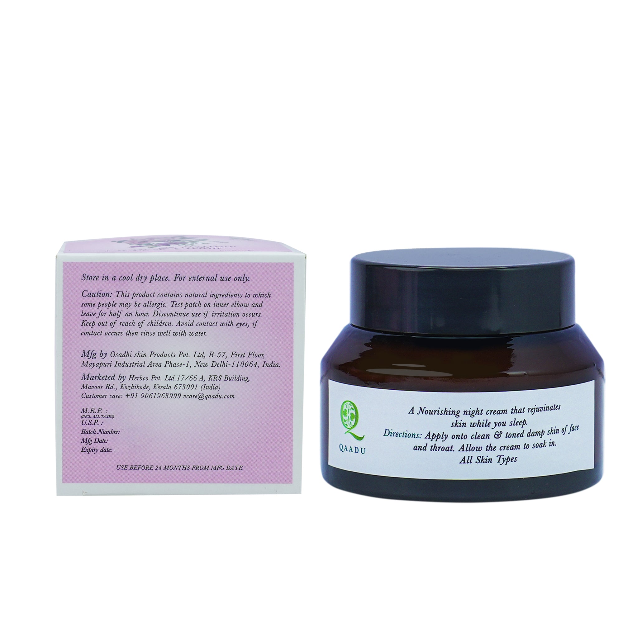 Rose & Saffron Face Cream