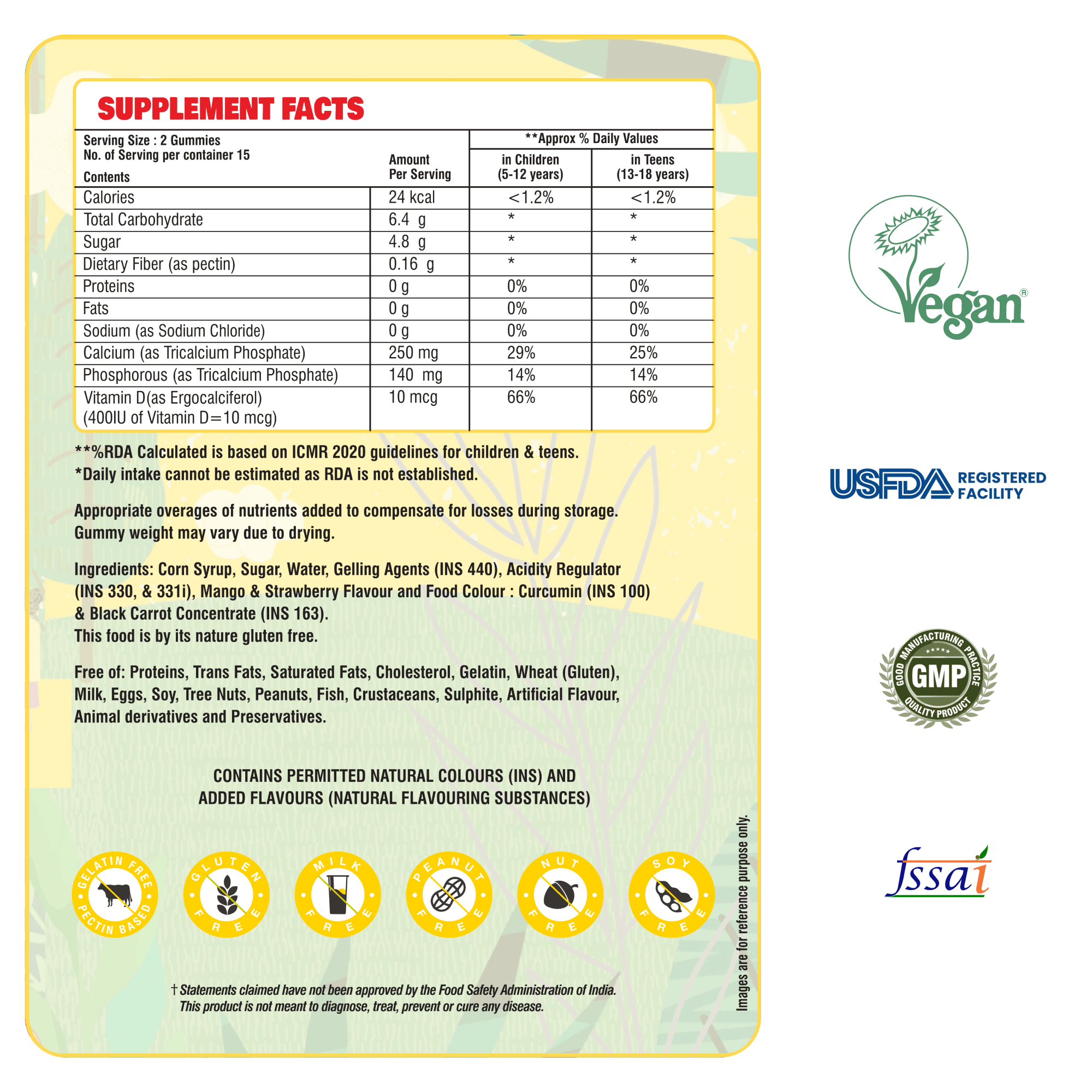 Kids Calcium & Vitamin D Gummies