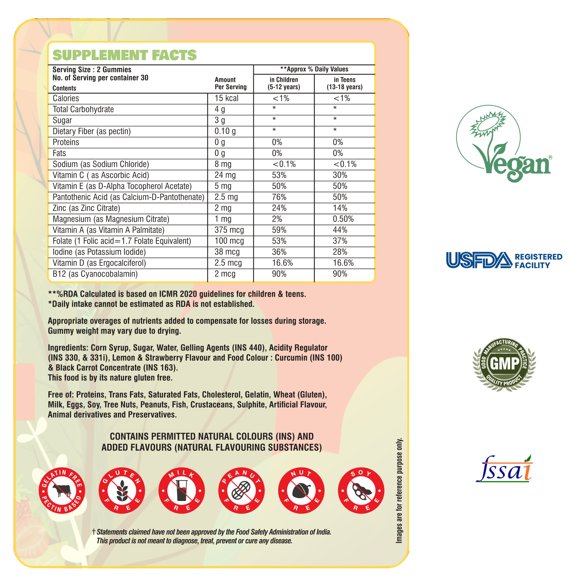 Kids Multi Vitamin & Mineral Gummies