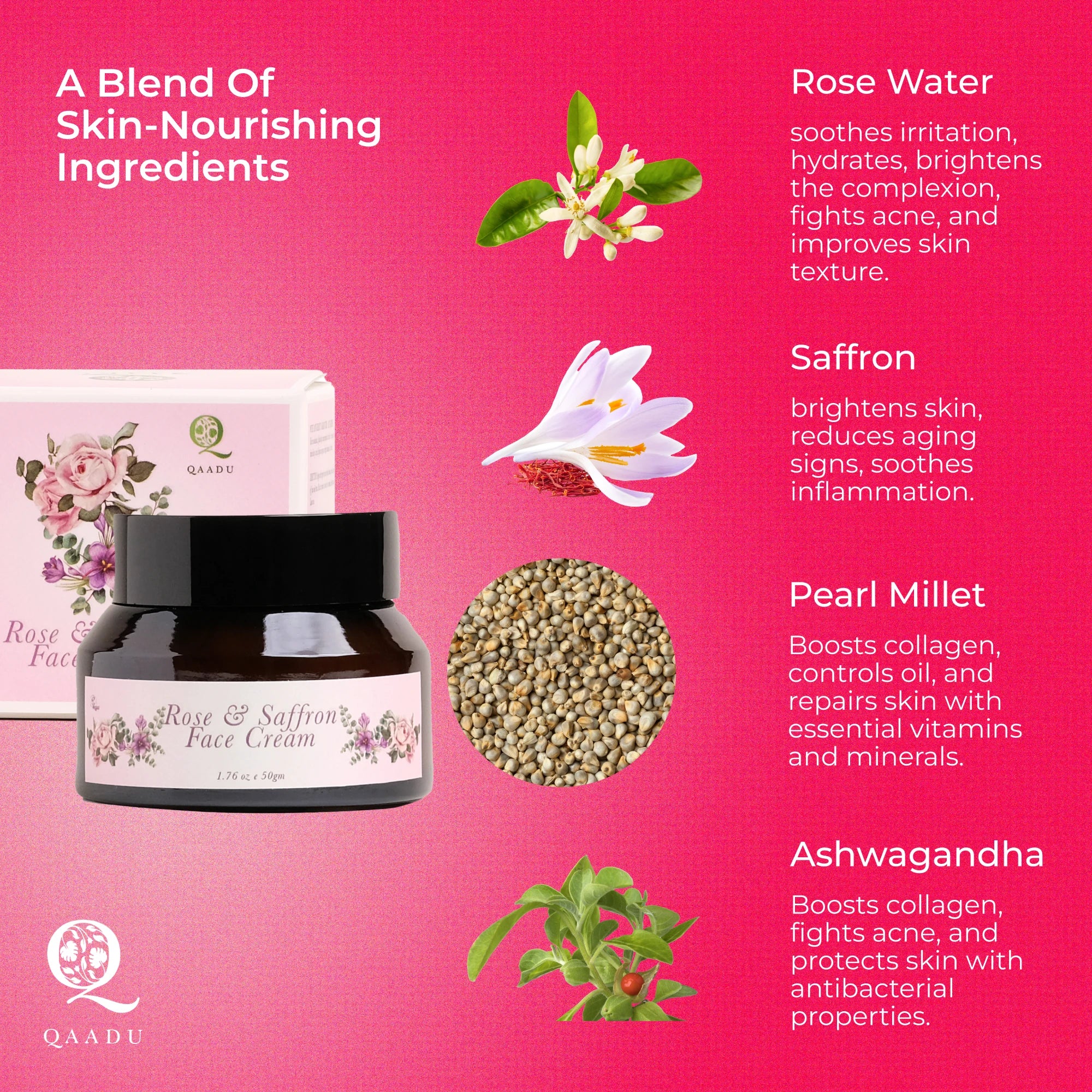 Rose & Saffron Face Cream