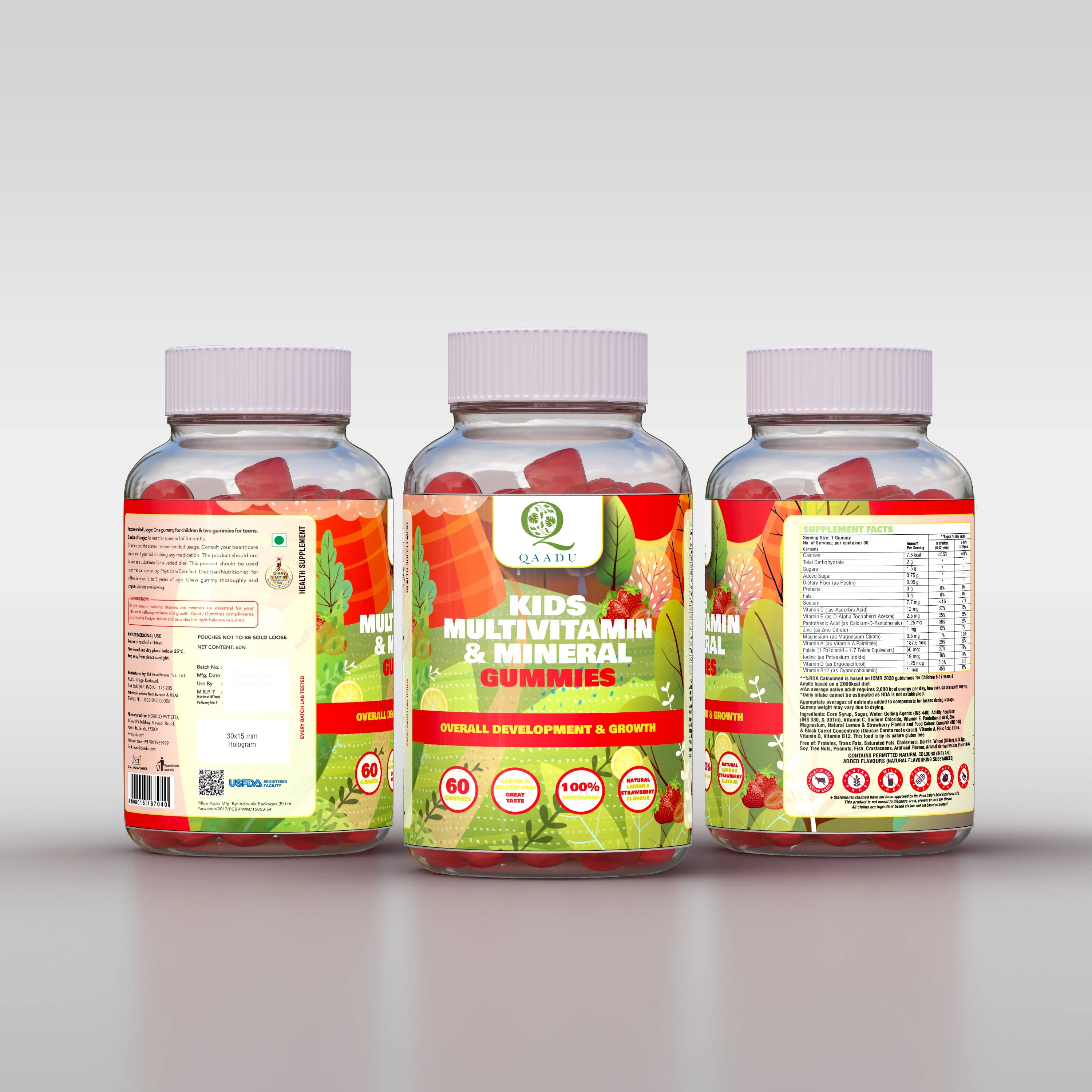 Kids Multi Vitamin & Mineral Gummies